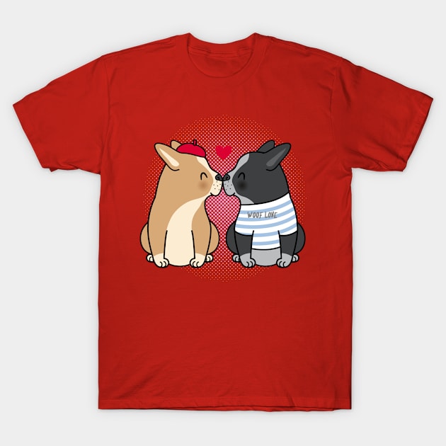 Woof Love T-Shirt by Eva Wolf